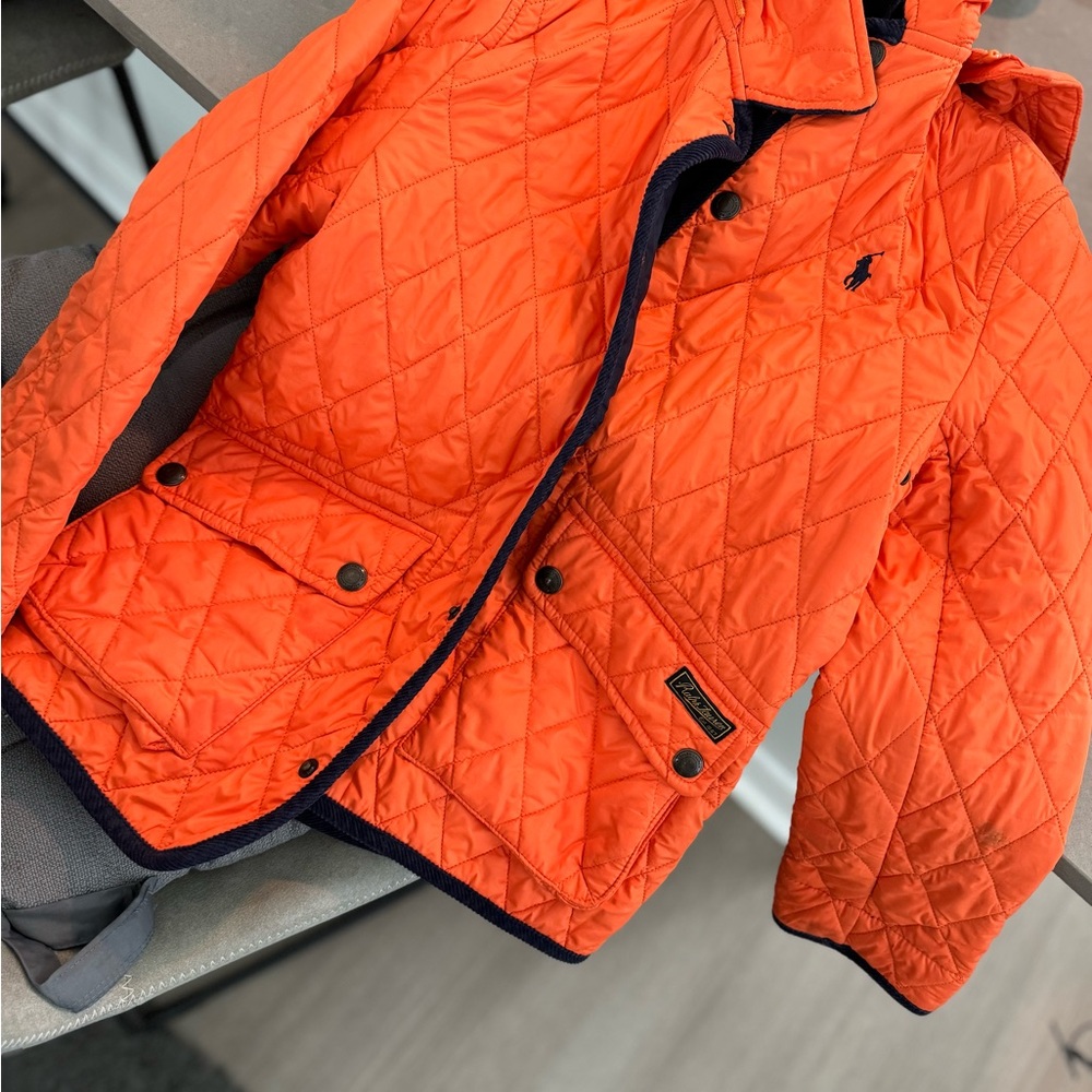 Boys orange ralph lauren jacket